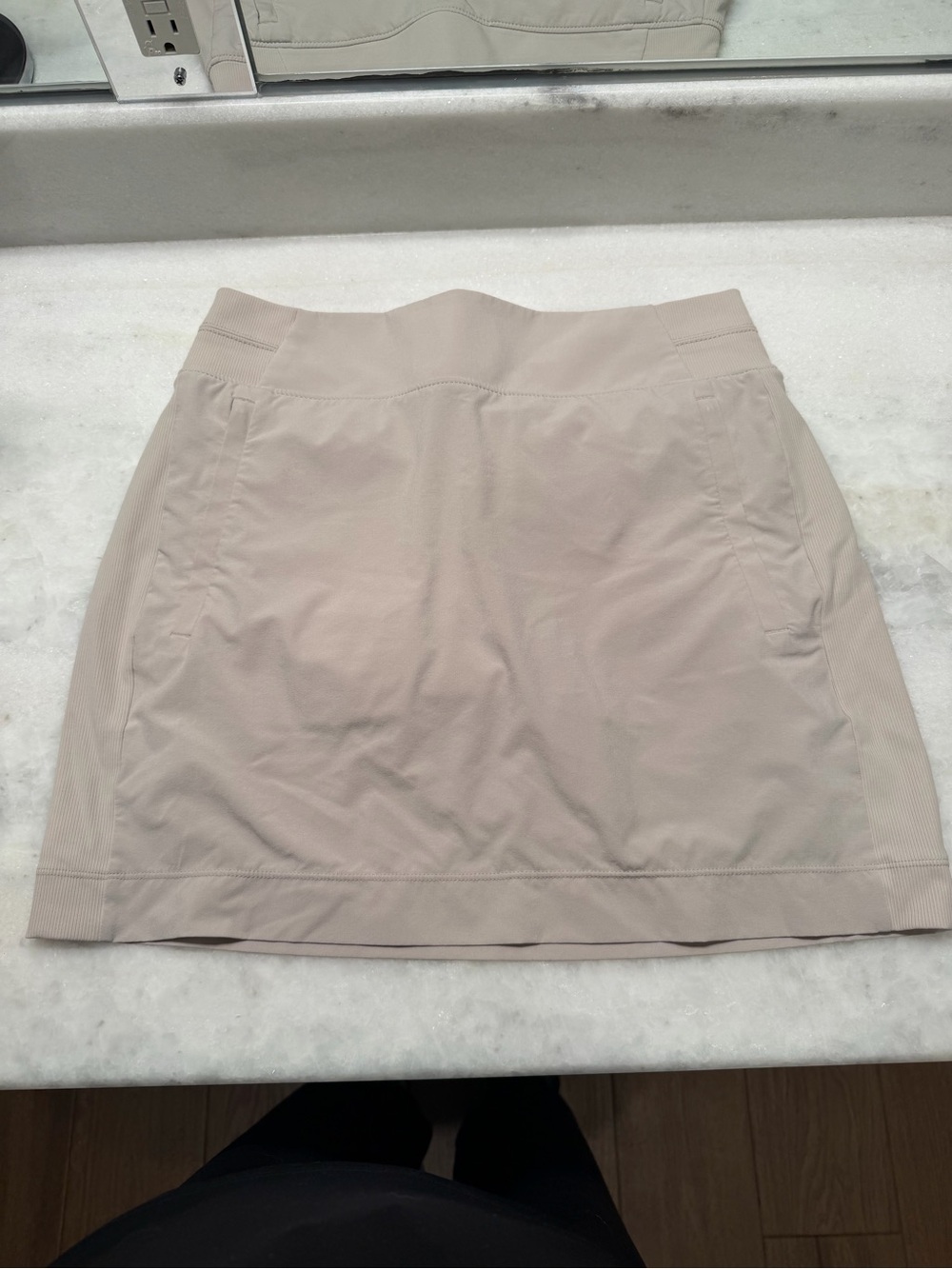 Athleta Light Beige Active Mini Skort